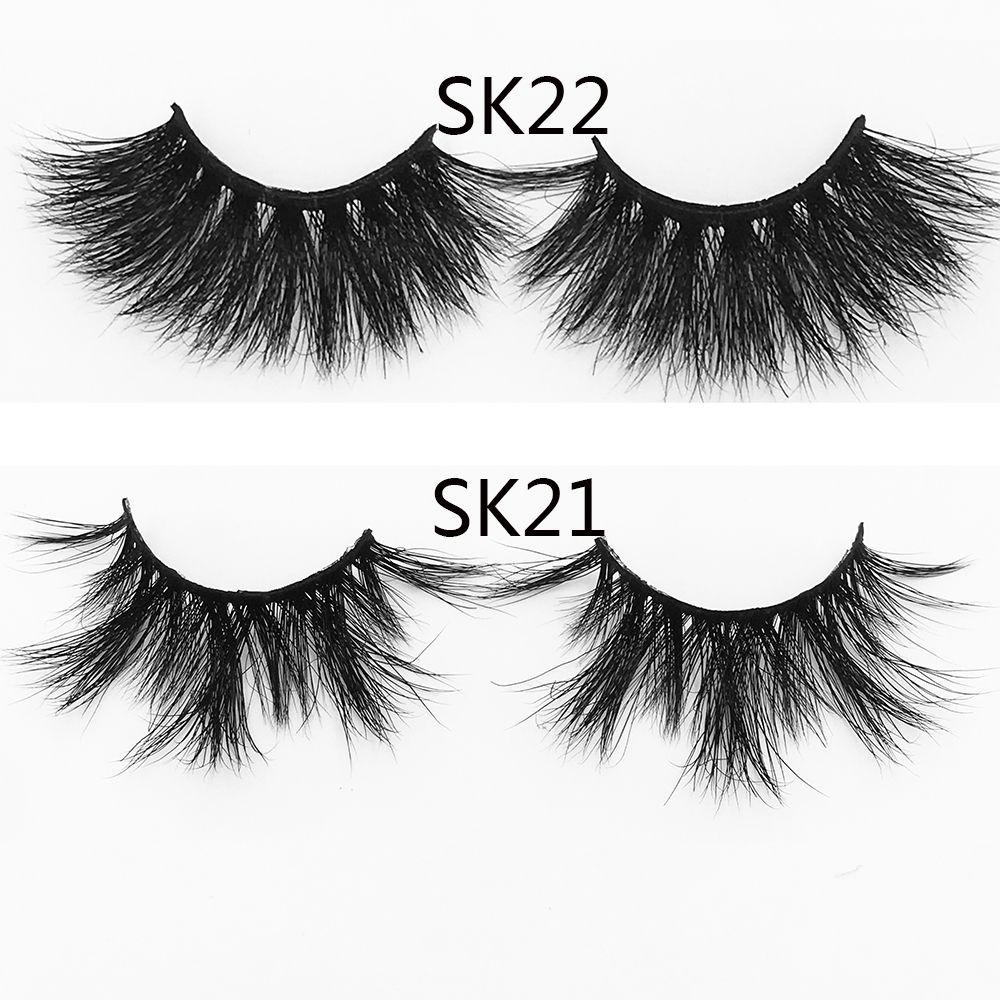 1 Cặp Lông Mi Giả SUSANS SKONHED 100% Lông Chồn 3D Thời Trang Dành Cho Nữ