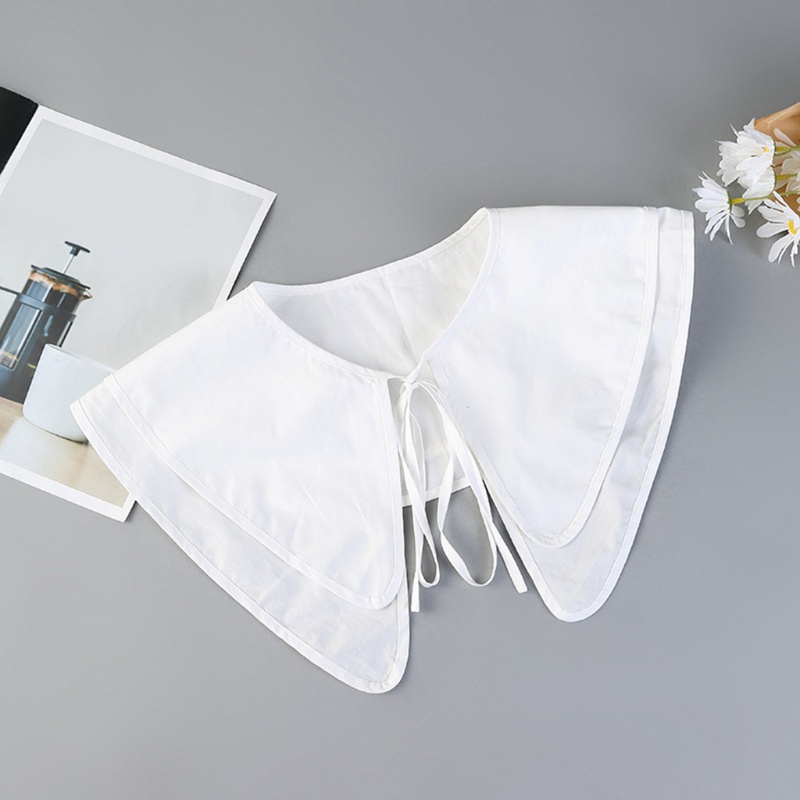 Cổ Áo Sơ Mi Giả Hai Lớp Có Thể Tháo Rời Thời Trang Cho Nữ