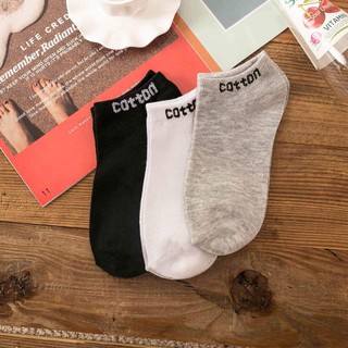 Tất chân nam nữ - tất vớ nam nữ cổ ngắn chất cotton thoáng mát ngừa hôi chân