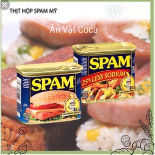 THỊT HỘP SPAM 340g CLASSIC và LESS SODIUM