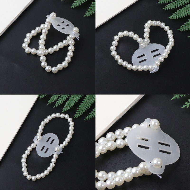 Set 8 Vòng Tay Co Giãn Đính Hạt Giả Ngọc Trai