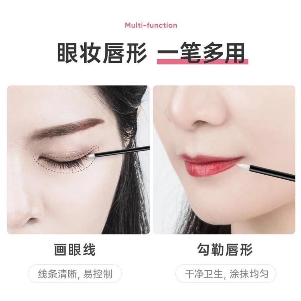 Set 50 Cọ Trang Điểm Kẻ Mắt/Kẻ Mắt Sử Dụng Một Lần Tiện Lợi