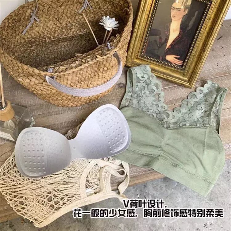 Bra cotton pha ren bản to mẫu mới cực xinh