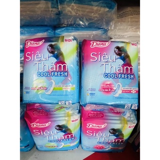 Băng Vệ Sinh Diana Siêu Thấm Cool Fresh Không Cánh/Có Cánh