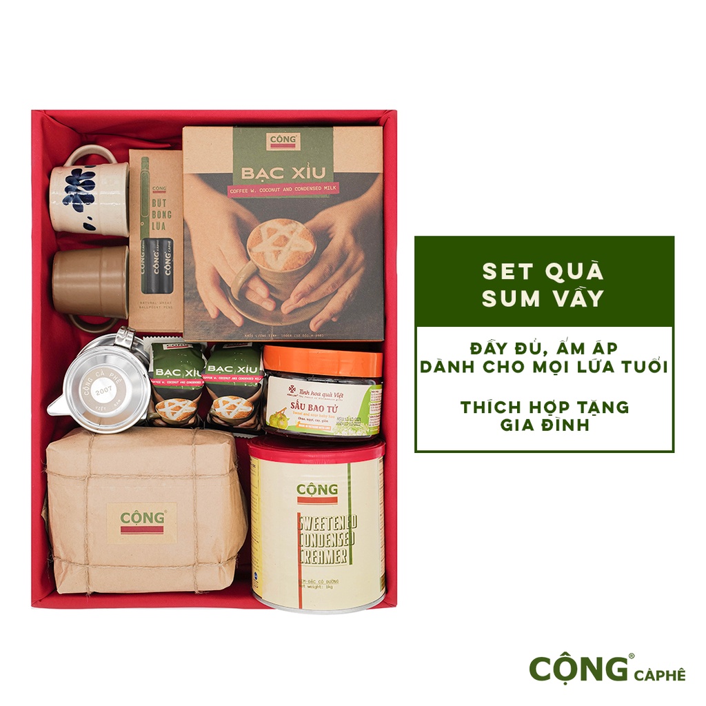 Set quà 2022, Set Cộng Sum Vầy Cộng Cà Phê
