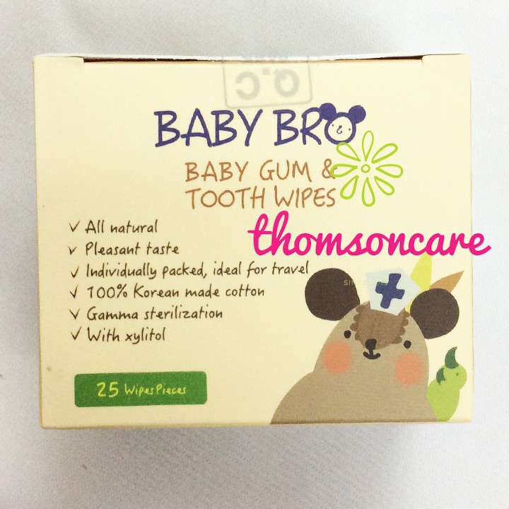 Gạc Rơ Lưỡi Baby Bro Hàn Quốc Baby Pro