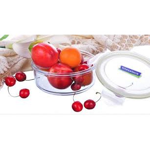 Bộ 2 hộp thủy tinh đựng thức ăn 450ml GLASSLOCK GL1624