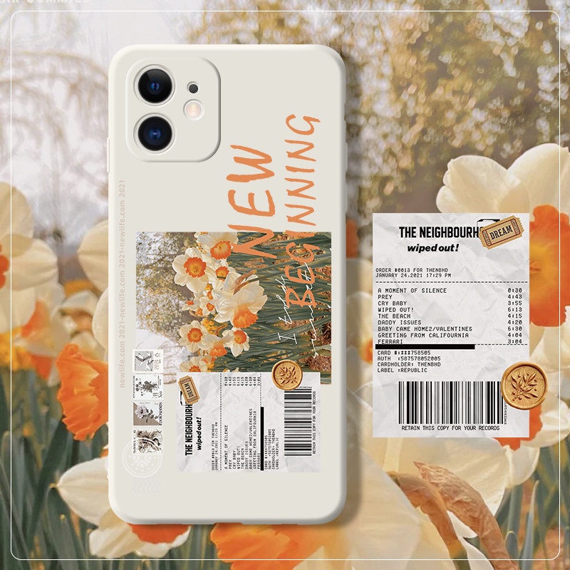 Ốp Điện Thoại Chống Sốc Họa Tiết Nhãn Dán Cho Iphone 13 Pro 11 Pro Max Xr 6s 7 8 Plus 12 Mini 14 Pro Xs Max