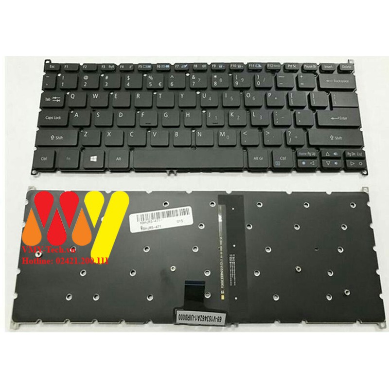 Bàn Phím Laptop Acer Aspire R5-471 R5-471T R5-431