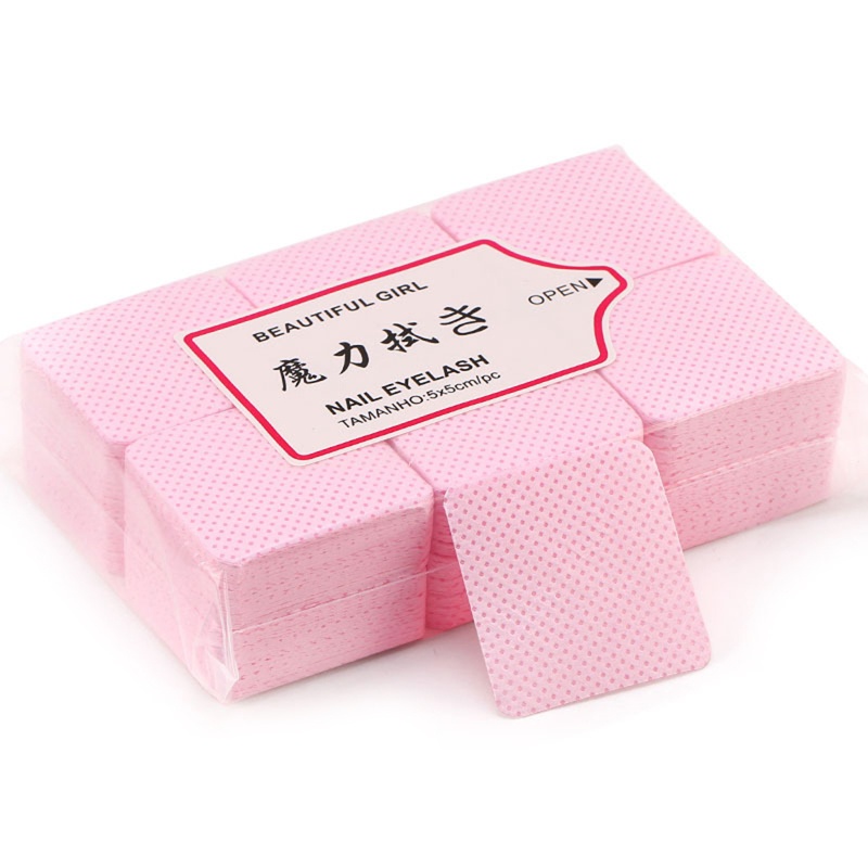 Bông Tẩy Trang Bằng Cotton Không Xơ Tiện Dụng Cho Nối Mi
