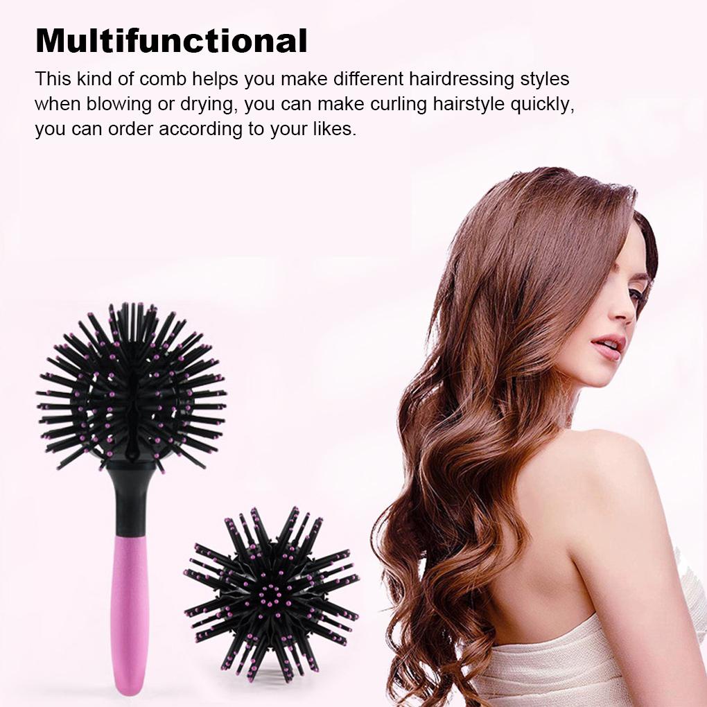 Lược Chải Tóc Xoăn Bằng Nhựa Đa Năng Tiện Dụng Cho Salon / Gia Đình DIY