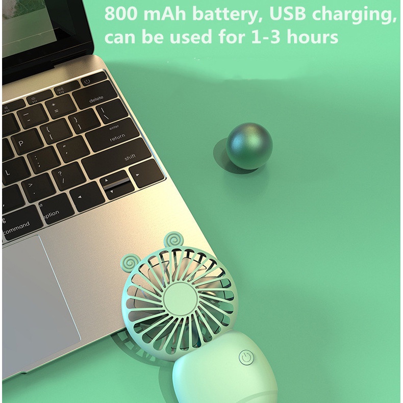 Quạt Cầm Tay Mini Sạc USB 800 mAh Kimviento
