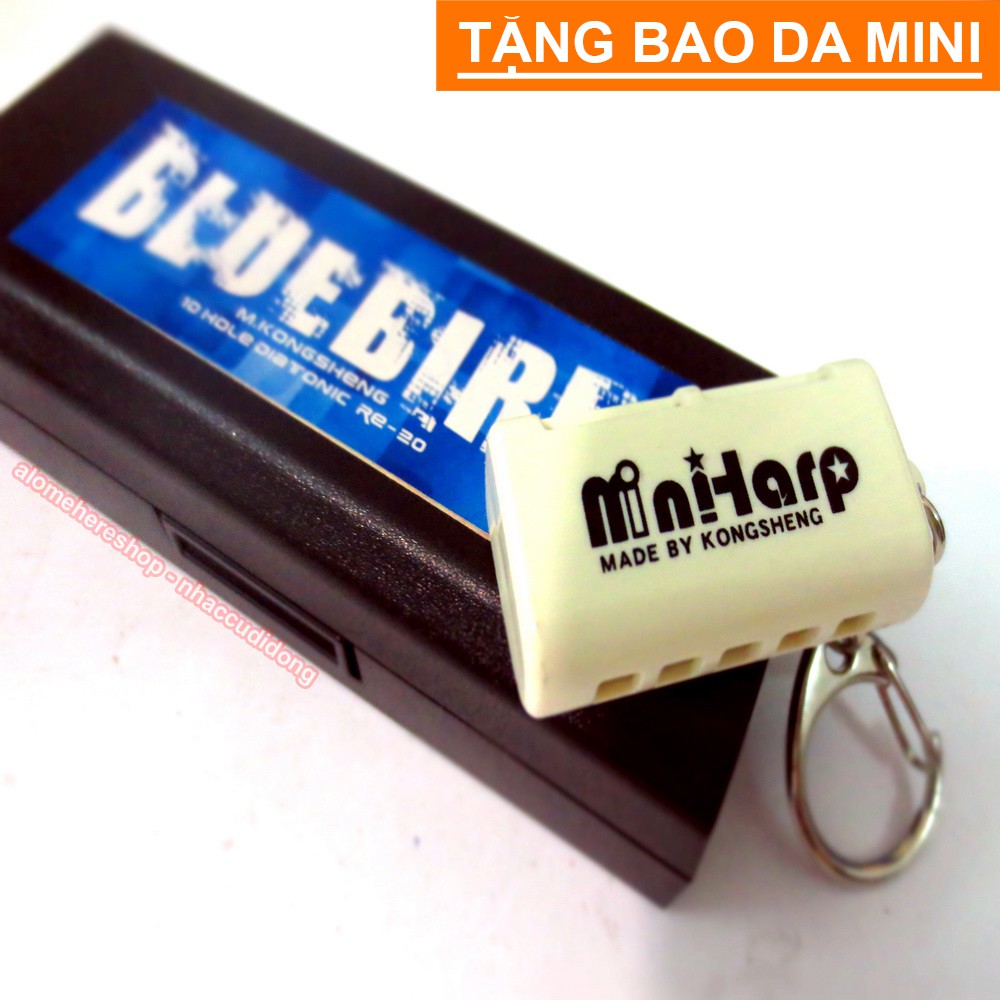 Kèn harmonica mini KongSheng 5 lỗ Trắng