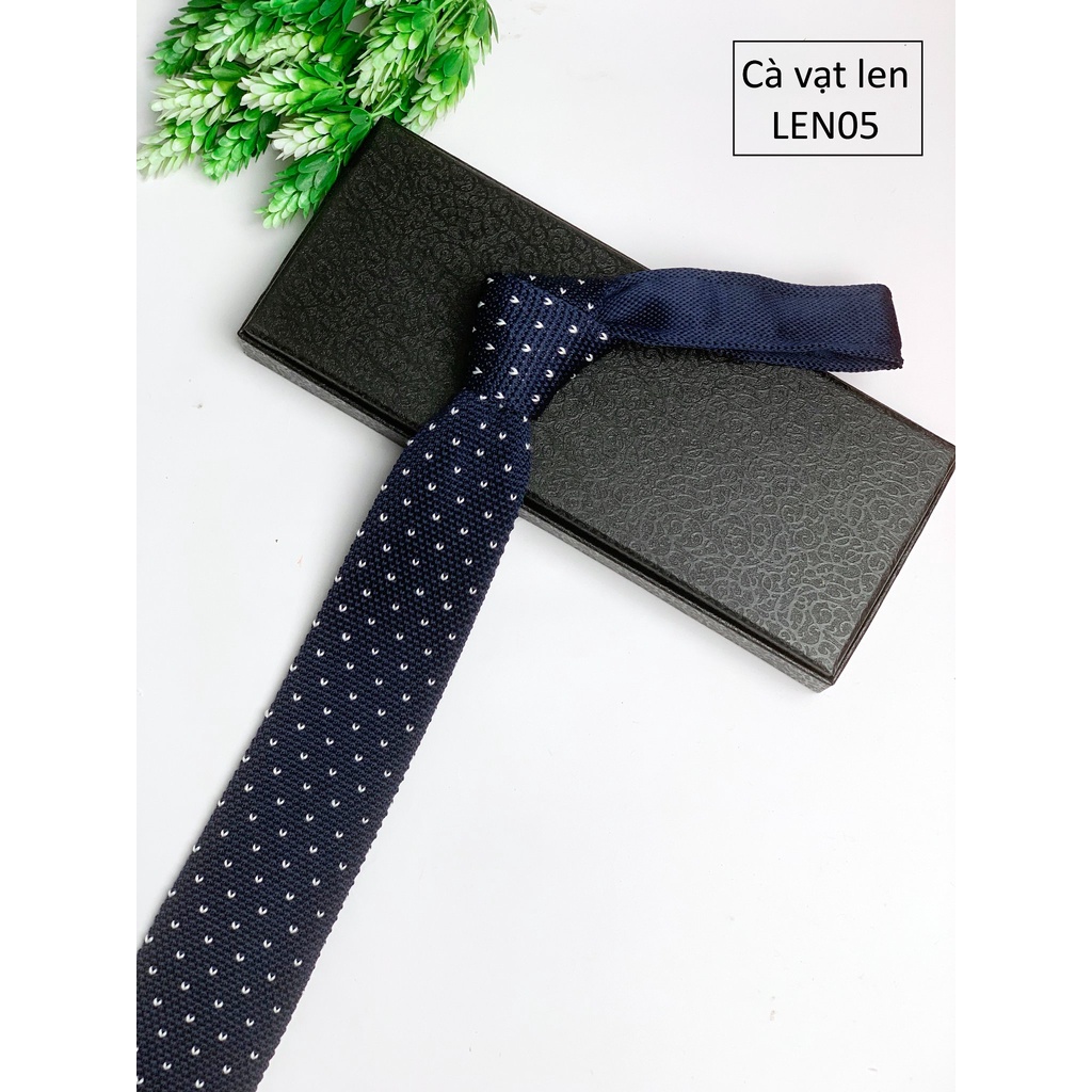 Cà vạt len bản 6cm, cà vạt nam chất liệu len.