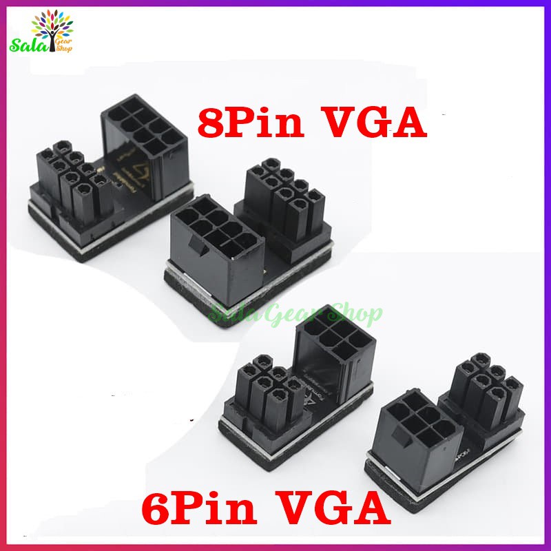 Chuyển góc cắm 180 độ dây nguồn VGA 6pin và 8pin