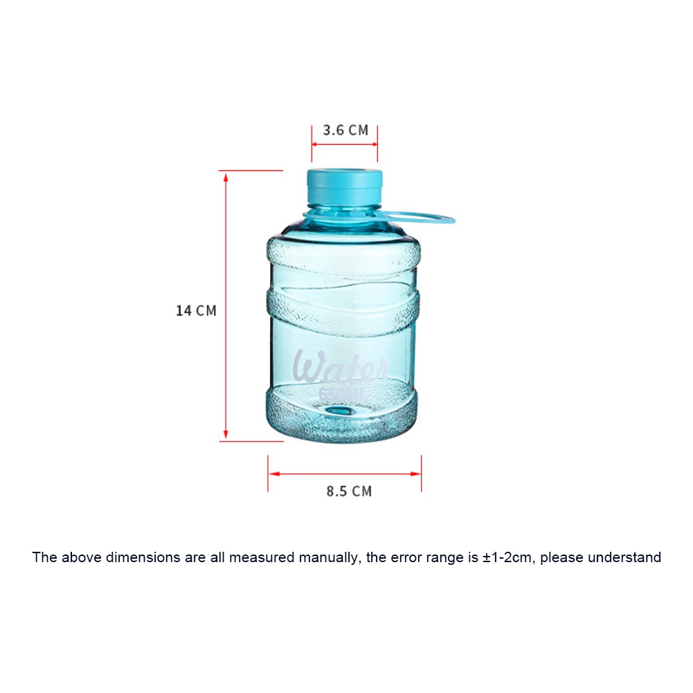 Bình nước nhựa mini dung tích 600-700ml cho các hoạt động ngoài trời