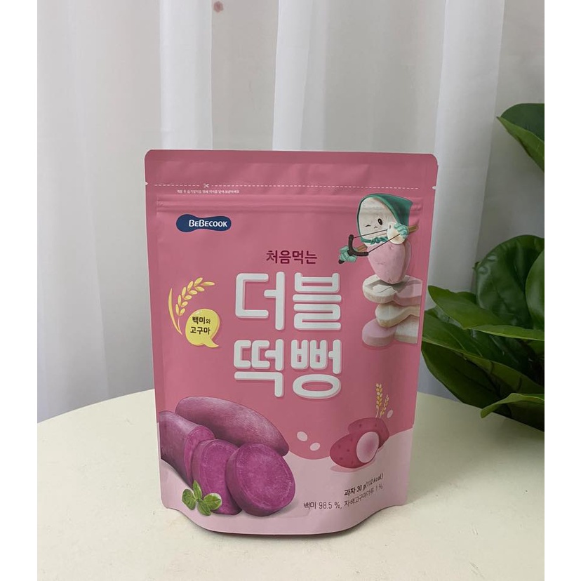 Bánh Gạo Cho Bé Bebecook Thơm Ngon Dễ Tan Dễ Cầm Năm Bổ Sung Chất Xơ