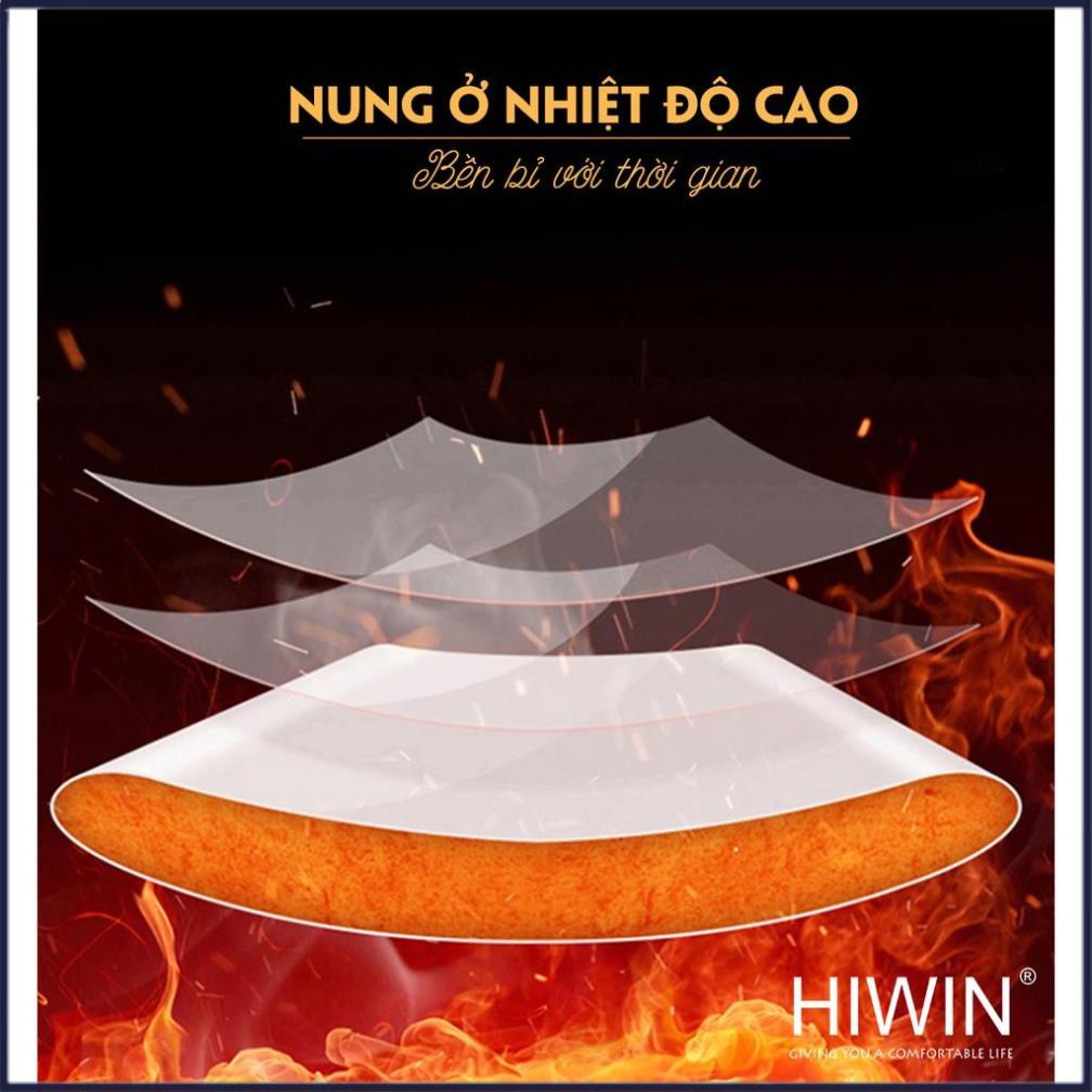 Chậu rửa mặt lavabo đặt bàn trắng sứ cao cấp dáng chữ nhật HIWIN LP-8072A