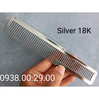 Lược Cắt Tóc Gold 24K Và Silver 18K Siêu Đẹp Chải Bám Tóc Chuyên Cắt Khung.(Ảnh thật)