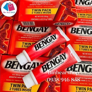 [Date 05/2025] Dầu nóng xoa bóp Bengay của Mỹ tuýt 133g