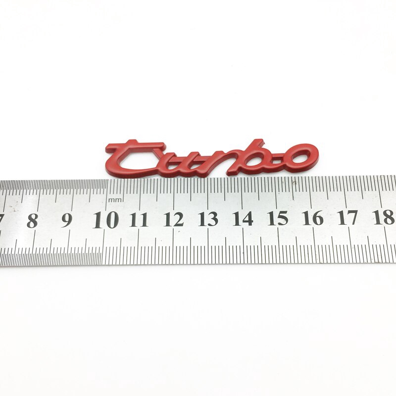 2 chiếc ❥ ❈ Nhãn dán ô tôURBO Logo Huy hiệu Biểu tượng Đuôi sau Thân cây Decal Phụ kiện Trang trí phong cách xe hơi cho Volkswagen Bmw ford