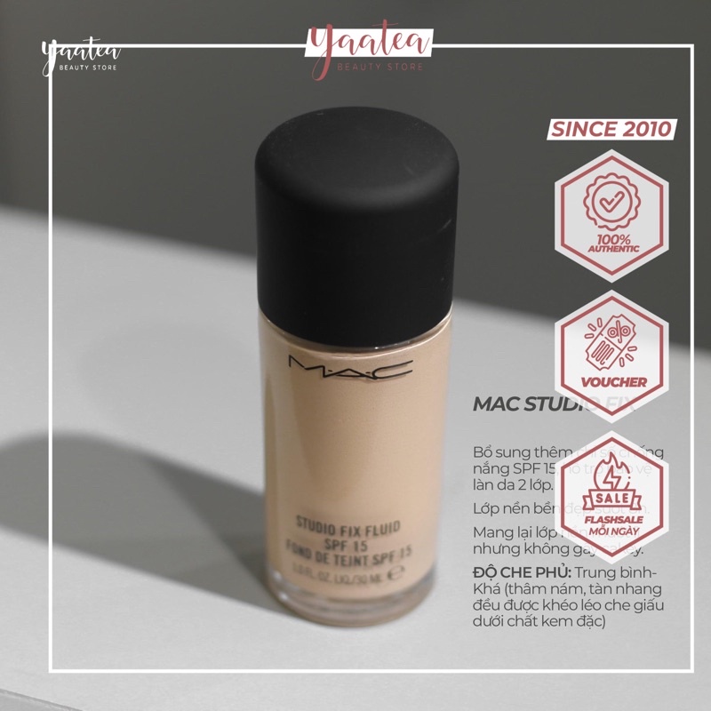 KEM NỀN MAC STUDIO FIX FLUID SPF15