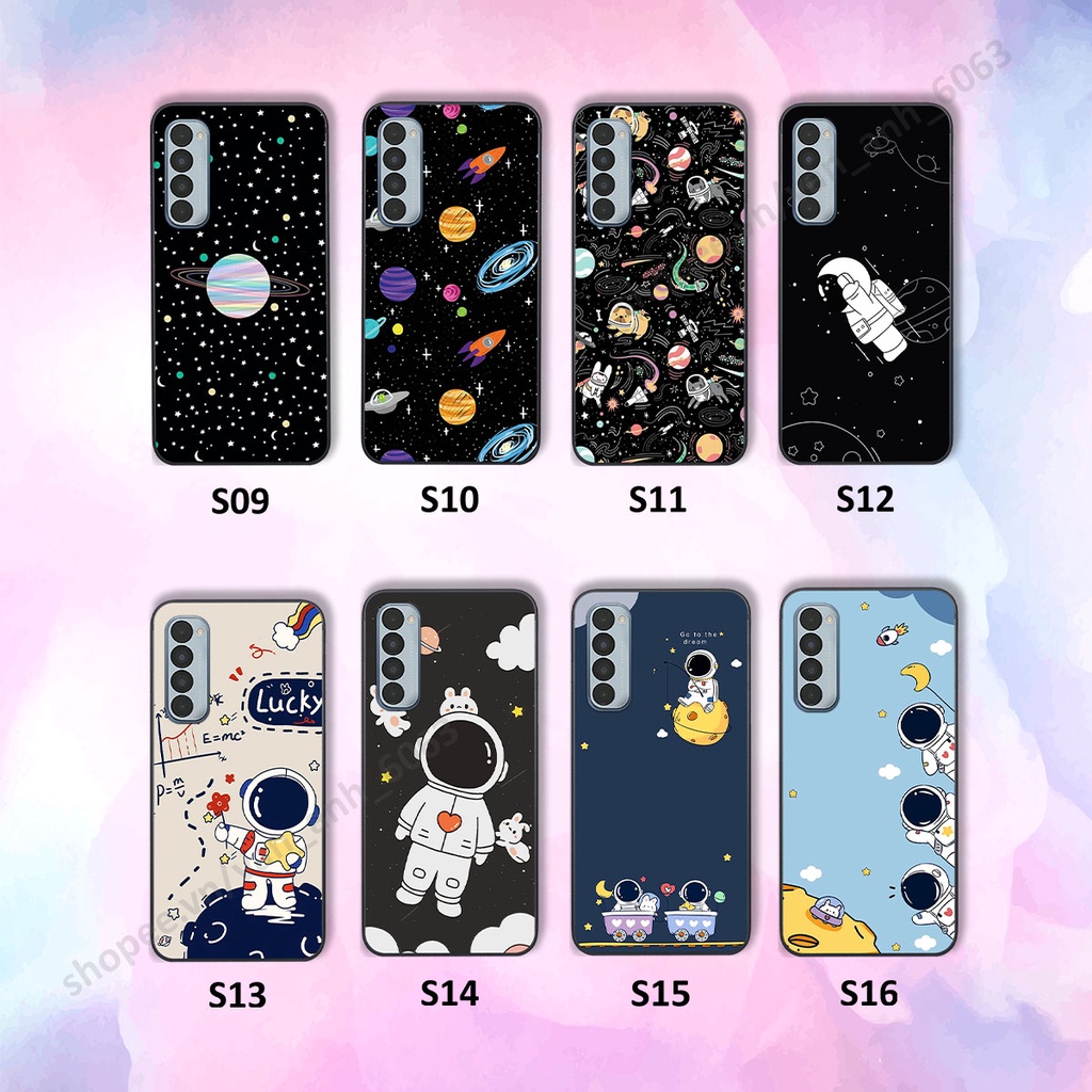 Ốp Oppo Reno4 /  Reno4 Pro / Reno 4 hình bầu trời, phi hành gia đẹp, ốp lưng điện thoại oppo viền dẻo cao cấp