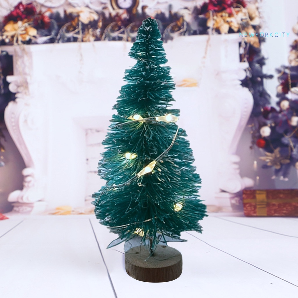 Ny-đồ Chơi Cây Thông Giáng Sinh Nhỏ Gọn Nhẹ Như Thật Trang Trí Cảnh Quan Giáng Sinh Fl