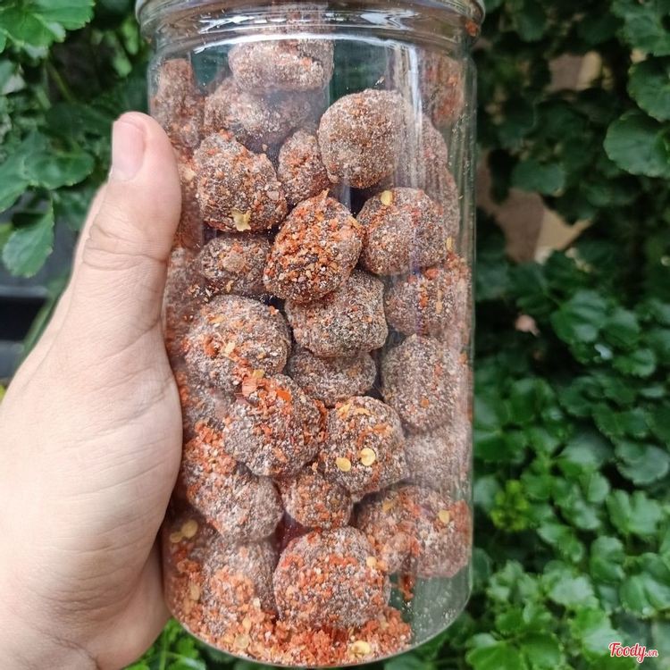 Me xí muội chùm ruột chua cay hũ 500g