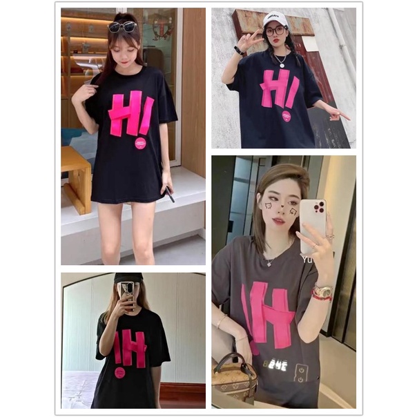 Áo Thun In Chữ Thời Trang Mùa Hè Hàn Quốc Dành Cho Nữ