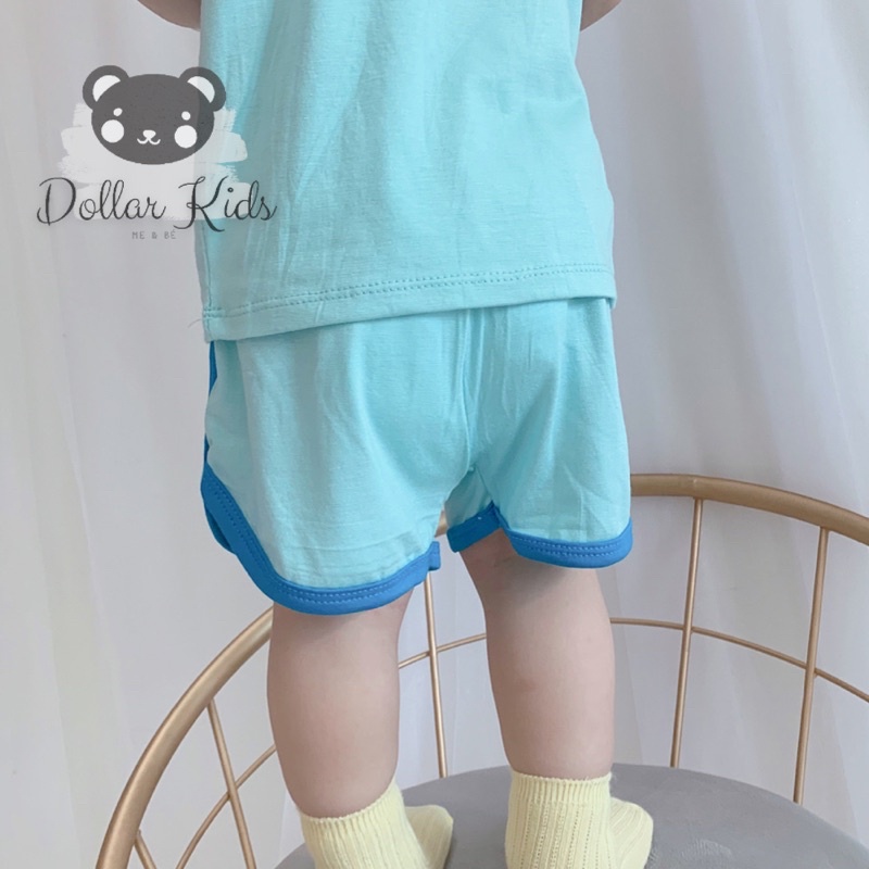 Quần đùi viền, quần cộc thun lạnh mùa hè tiện lợi cho bé (6-16kg)