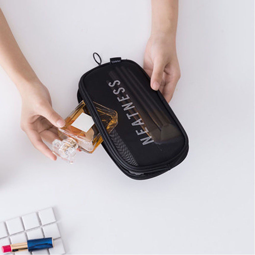 Túi Lưới Đựng Mỹ Phẩm Đa Năng Thời Trang Cho Nam Và Nữ