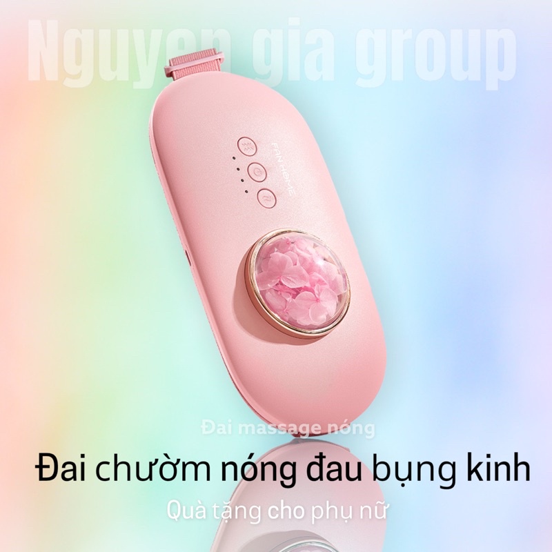quà tặng phụ nữ- Đai massage bụng 10 chế độ- Đai chườm nóng đau bụng kinh tại Nguyễn Gia group Cao Đạt