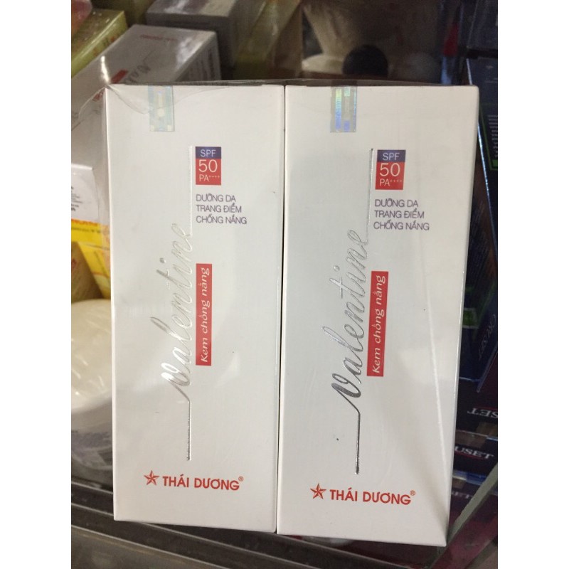 Kem Chống Nắng Valentine 30g Spf 50 Pa++++ Sản Phẩm Của Sao Thái Dương