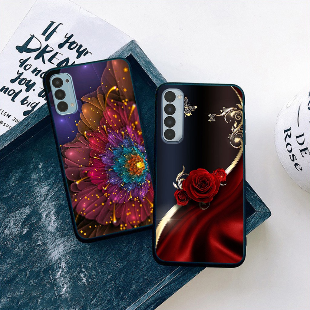 Ốp lưng điện thoại OPPO RENO 4 - RENO 4 PRO in hình hoa siêu đẹp- Doremistorevn