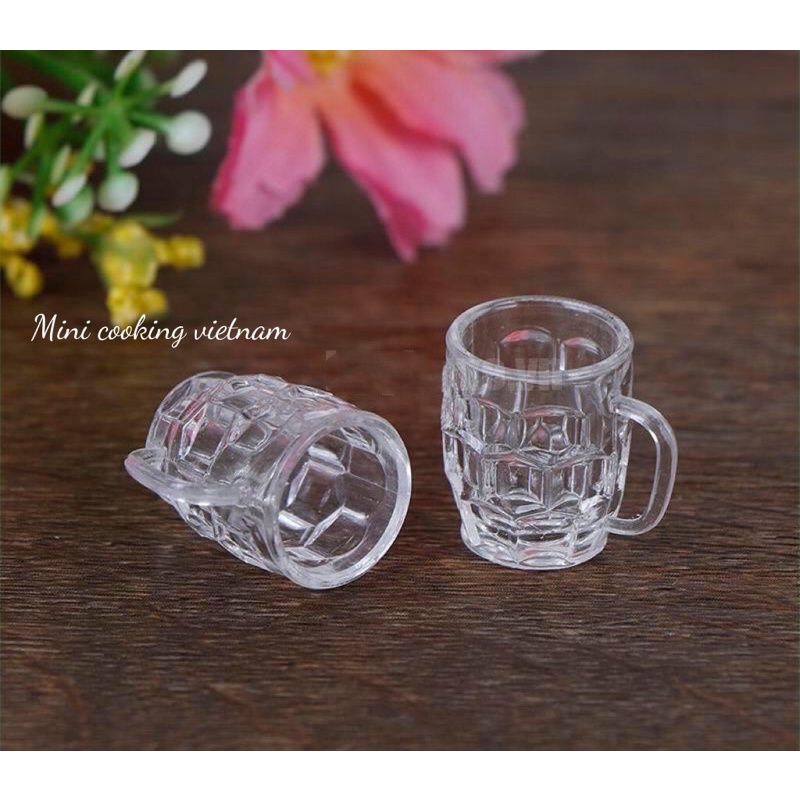 Mô hình ly uống nước cho nhà búp bê 1:12 / Mini cooking vietnam