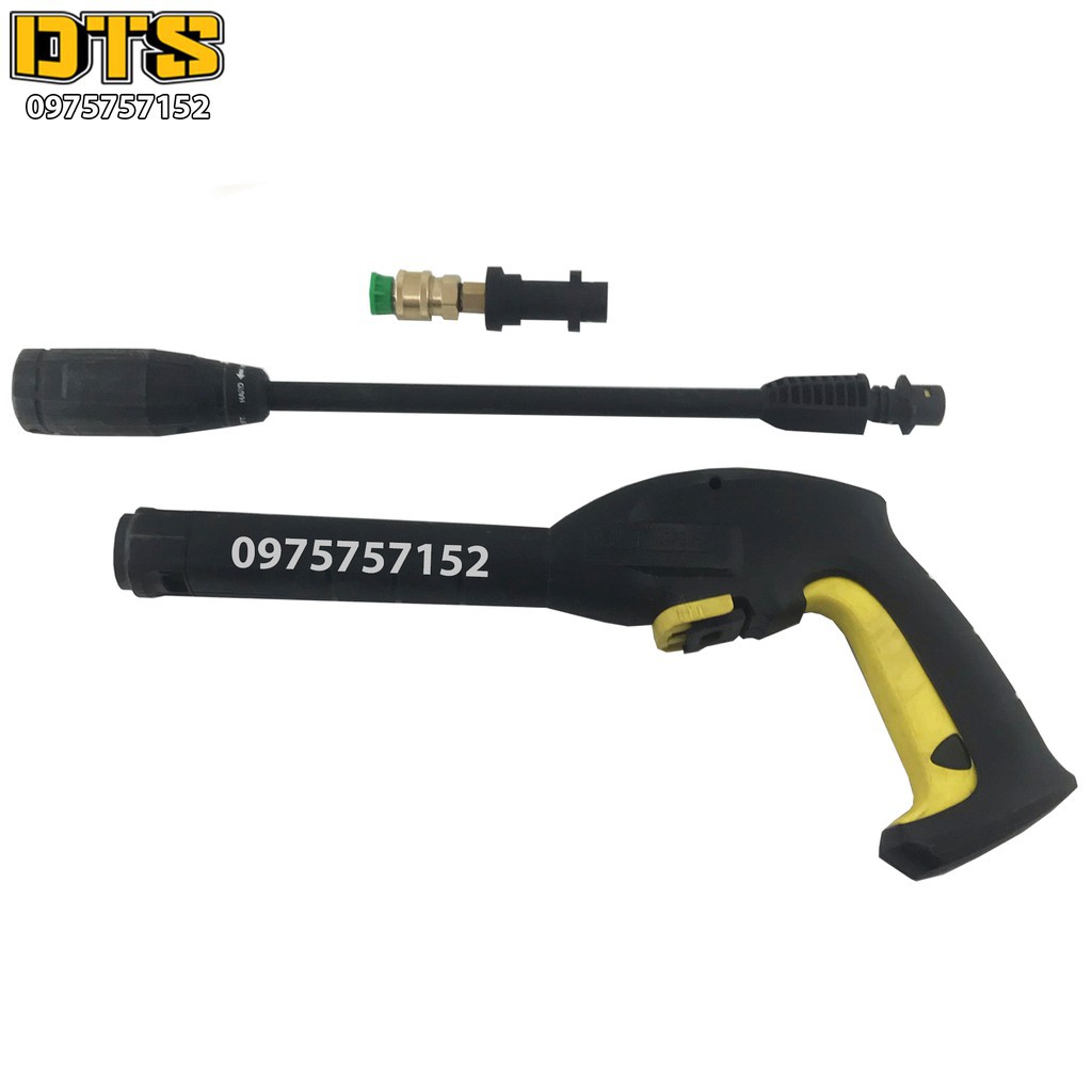 Bộ đầu chuyển và 4 béc phun thay béc súng xịt rửa máy rửa xe Karcher K2 - K7