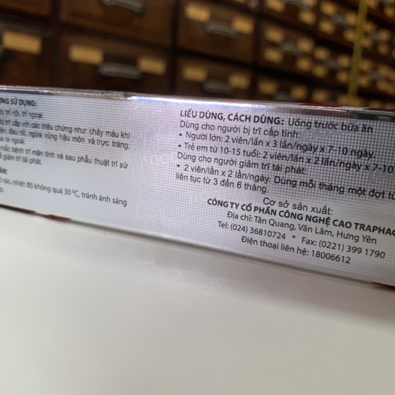 Tottri - Tốt Trĩ -  Tốt Tờ Ri - Totri - Trĩ Nội Ngoại, Táo Bón