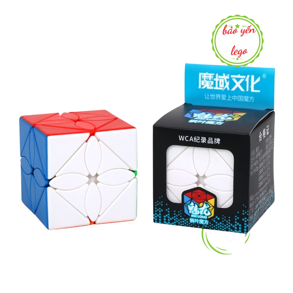 Rubik Biến Thể MoYu MeiLong Four Leaf Clover Cube Cỏ 4 Lá Stickerless ( Mã RB50 )