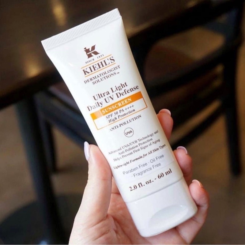 Kem chống nắng Kiehl’s Ultra Light Daily UV Defense Sunscreen SPF 50 PA++++