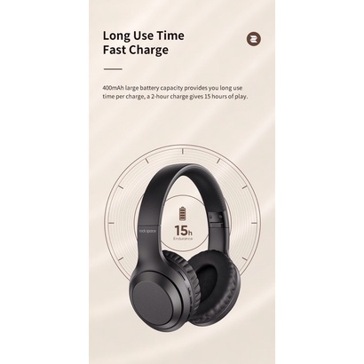 Tai nghe không dây Bluetooth nghe nhạc, chơi game, hỗ trợ đàm thoại,có mic tích hợp - Chính hãng