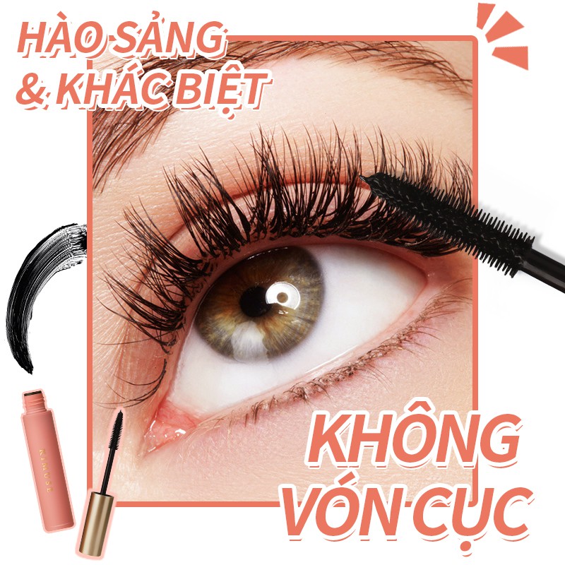 Mascara KIMUSE làm dày mi trang điểm mắt 8g | BigBuy360 - bigbuy360.vn