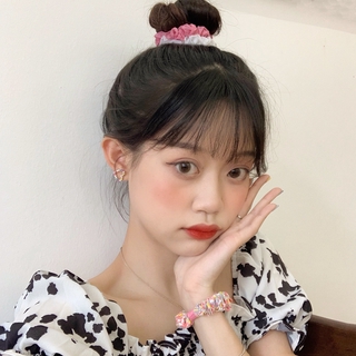 Set 3 Dây Buộc Tóc Co Giãn Đơn Giản Thời Trang Cho Nữ