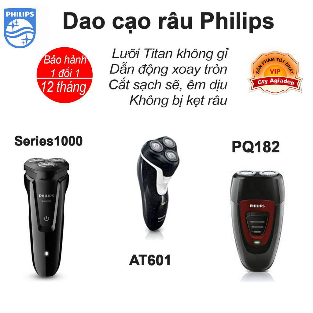 [Tổng hợp] Dao cạo râu Philips cao cấp Pq182/Siries1000/ AT610 lưỡi xoay không gỉ