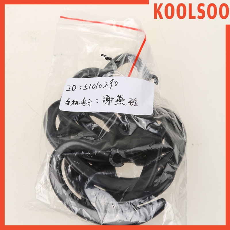 [KOOLSOO] 4xReplacement Spare Earhook Ear Earloop Wireless Bluetooth Earphone 5mm Black