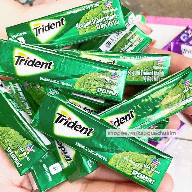 Kẹo cao su Trident USA / Singum TRIDENT Mỹ nhiều mùi | BigBuy360 - bigbuy360.vn