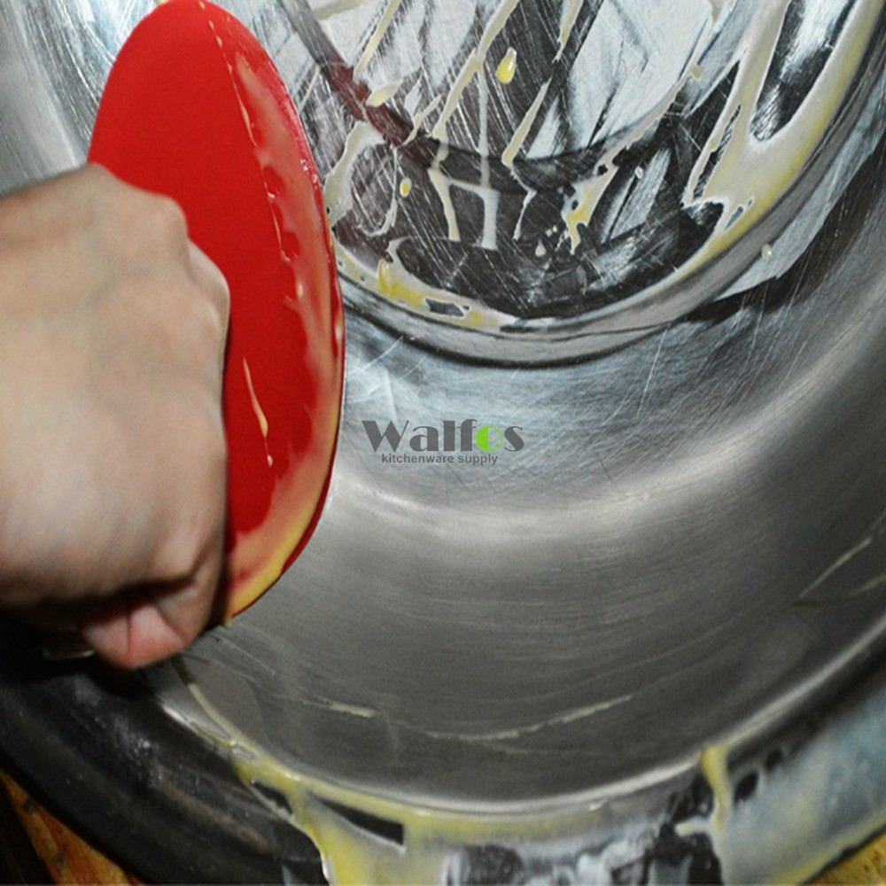 Tấm Làm Sạch Kem Walfos Bằng Silicon Có Đơn Bị Đo Lường 5 Màu Lựa Chọn Cho Tô Chén 10X13Cm