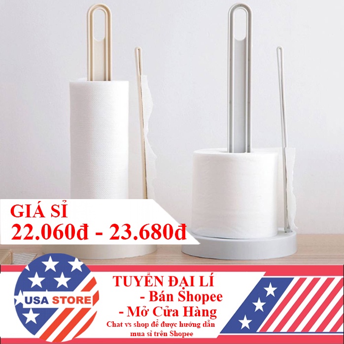 AN Giá Khung Để Cuộn Giấy Ăn Lau Miệng T8 - Để Bàn Thông Minh Decor