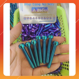 Ốc lốc máy titanium GR5 full lốc Vario , Vision