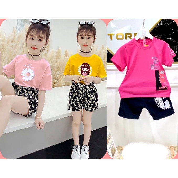 Set bộ quần áo mùa hè &quot;mẫu mới&quot;  dành cho bé gái 18-45kg. MA52.